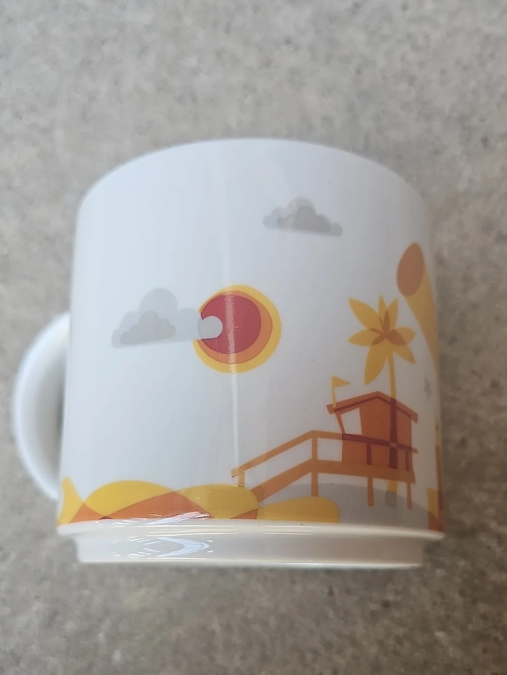 Starbucks Los Angeles California You are Here Coffee Mug 2016 City Collectible
